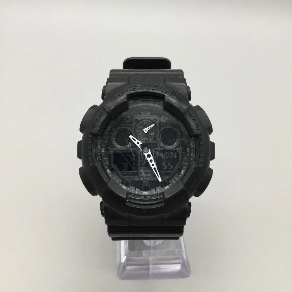 Casio G-Shock 5081 GA-100 Mens Watch 51mm Black Ana-Digi 200M Blackout